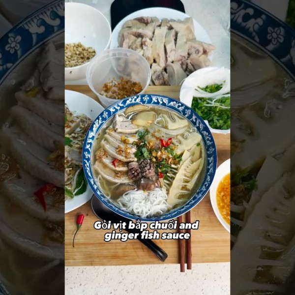 Bamboo Duck Noodle Soup | Bún măng vịt | #homecooked #vietnamesecuisine #duckrecipe