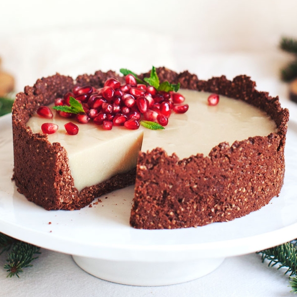 White Chocolate Peppermint Torte - My New Roots